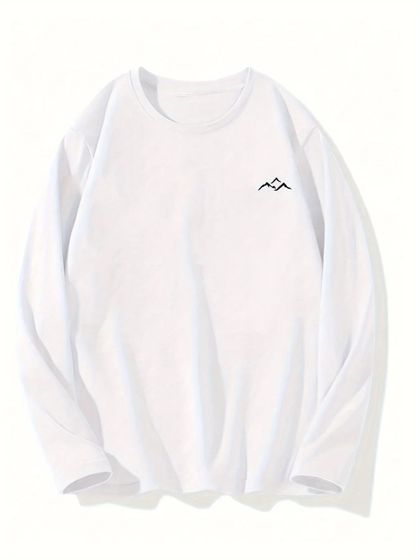 القميص الرجالي الجديد بأكمام طويلة لربيع وخريف 2025 كاجوال عصري ومريح مع طباعة جبلية ثلاثية الأبعاد #5