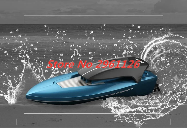 Mini Portable Waterproof Protection Remote Control Sports Boat Model 2.4G Dual Motor Cool Lighting Electric RC Speedboat boat