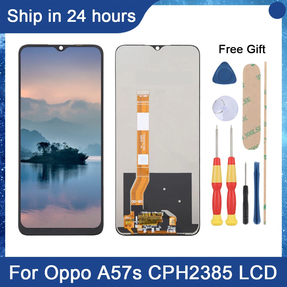 

AiNiCole For Oppo A57s CPH2385 LCD Display Touch Screen Digitizer Assembly For OPPO A57e CPH2387 LCD