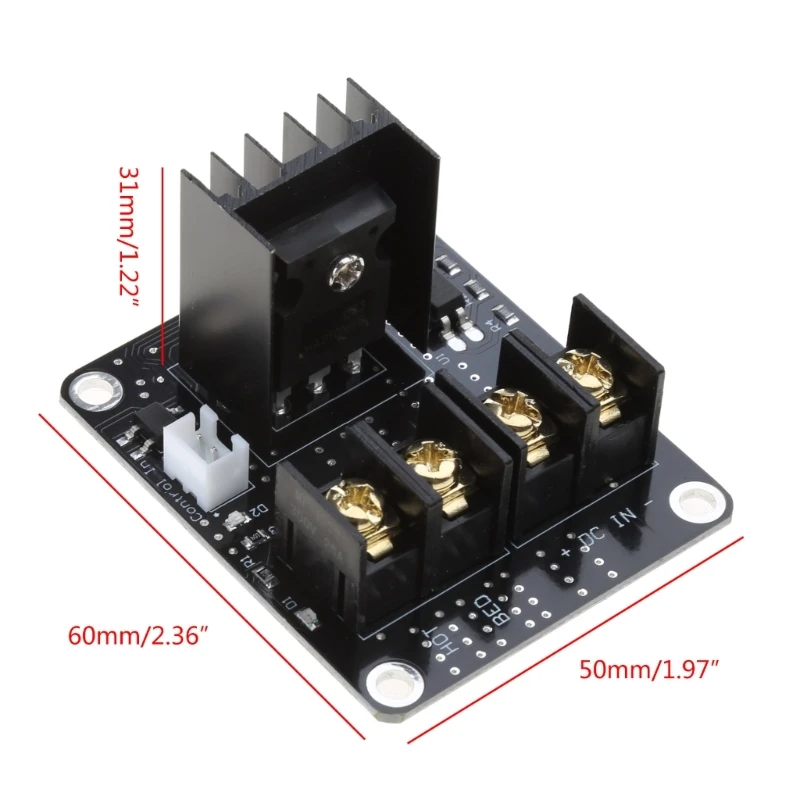 Модуль питания 3D-принтера с подогревом и кабелем для Ramps 1,4