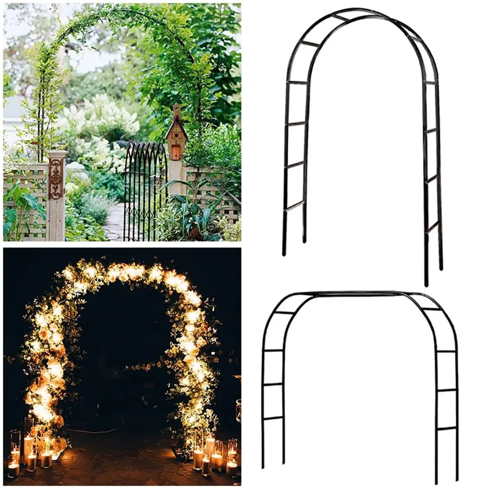 

Iron Art Flower Holder Arch Climbing Plant Support Freely Assembled Balloons Archway Accessories DIY Plant Support Trellis