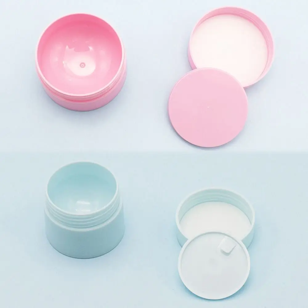 Runde Gesichtscreme-Flaschen, 5–100 g, Kunststoff, kosmetische Cremetiegel, flüssige Grundierungen, leere Lippenbalsam-Behälter, Dosen, nachfüllbare Flaschen