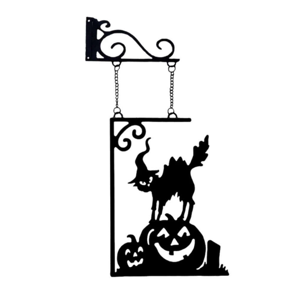 Vintage Ghost Pendant Not Easy To Deform Vivid Image Halloween Hanging Sign Waterproof Decorative Halloween Decoration Door