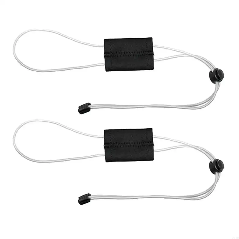 2pcs Fishing Graph Cover Strap Elastic Bungee Securely Fit Up to 18in Screen Adjustable Flexible Bungee Strap for Travel 24BD