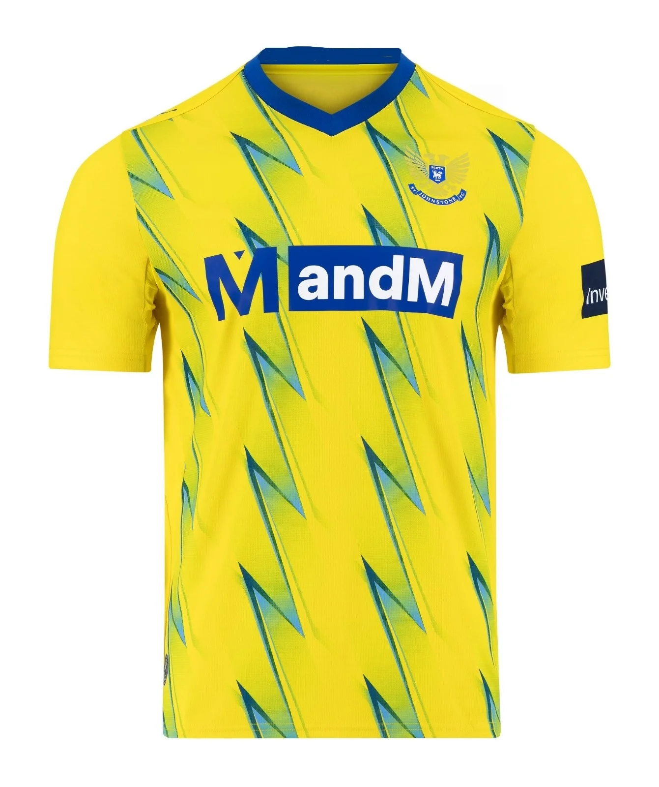 26-27 Neues St. Johnstone Herren-Auswärtstrikot, 3D-Druck, bequemes, schnelltrocknendes, lockeres T-Shirt für den täglichen Gebrauch und das Training – Detail 3
