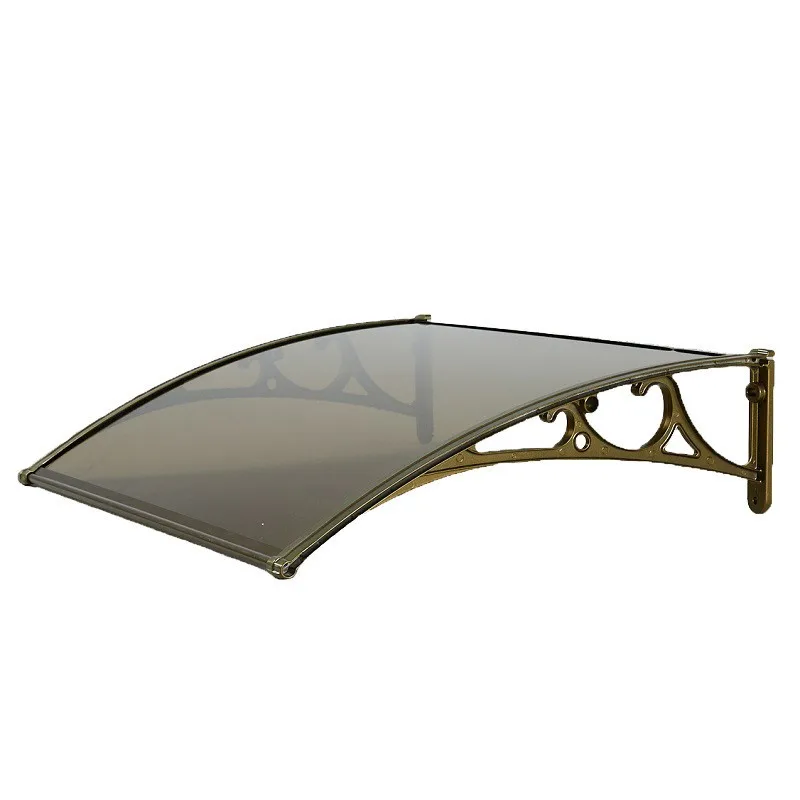 屋外アルミフレームポリカーボネート製玄関ドア用オーニング、窓用オーニング