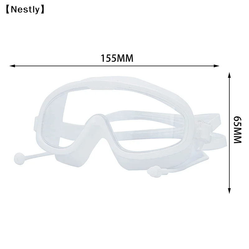 Schwimmbrille mit großem Rahmen für Kinder, hochwertige, beschlagfreie Schwimmbrille, wasserdichte HD-Schwimmbrille, Schwimmausrüstung〔Nest〕 – Detail 15
