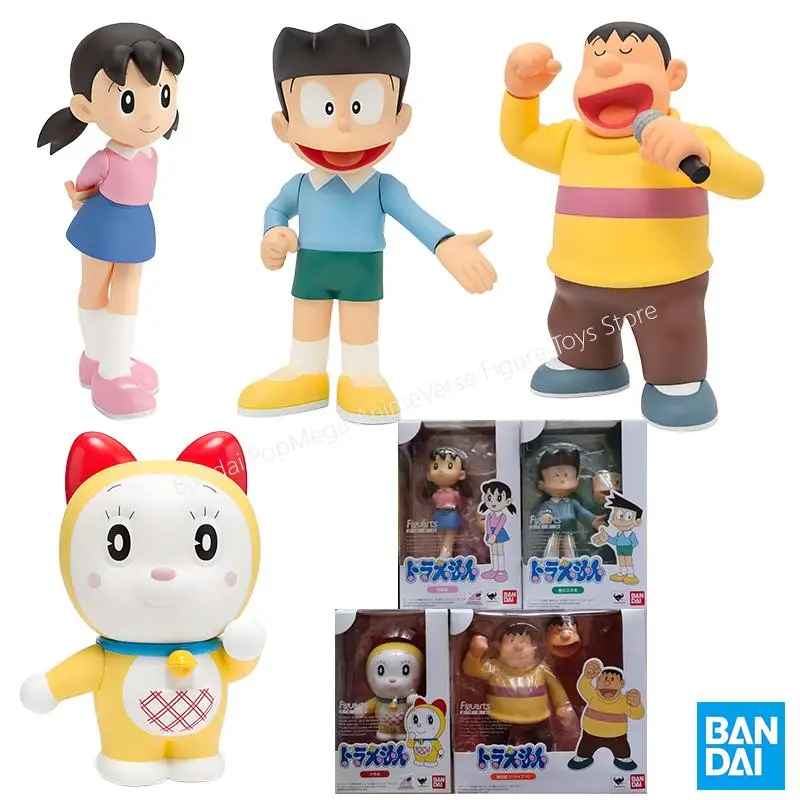 

Bandai оригинальный комплект модели SHF Nobita аниме Doraemon, экшн-фигурка, модель игрушки, Коллекционная модель, украшения, подарки для детей и мальчиков