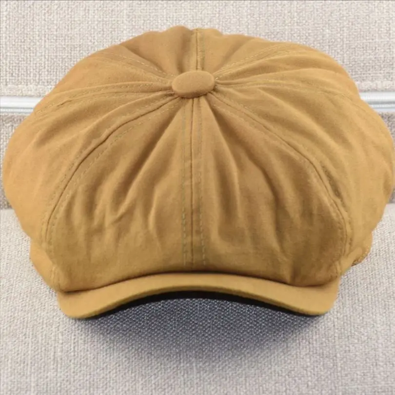 Übergroße Herren-Newsboy-Mütze aus 100% Baumwolle, Gatsby Ivy Golf Cabbie Hut, verstellbar für kleine bis große Köpfe, Übergröße – Detail 5