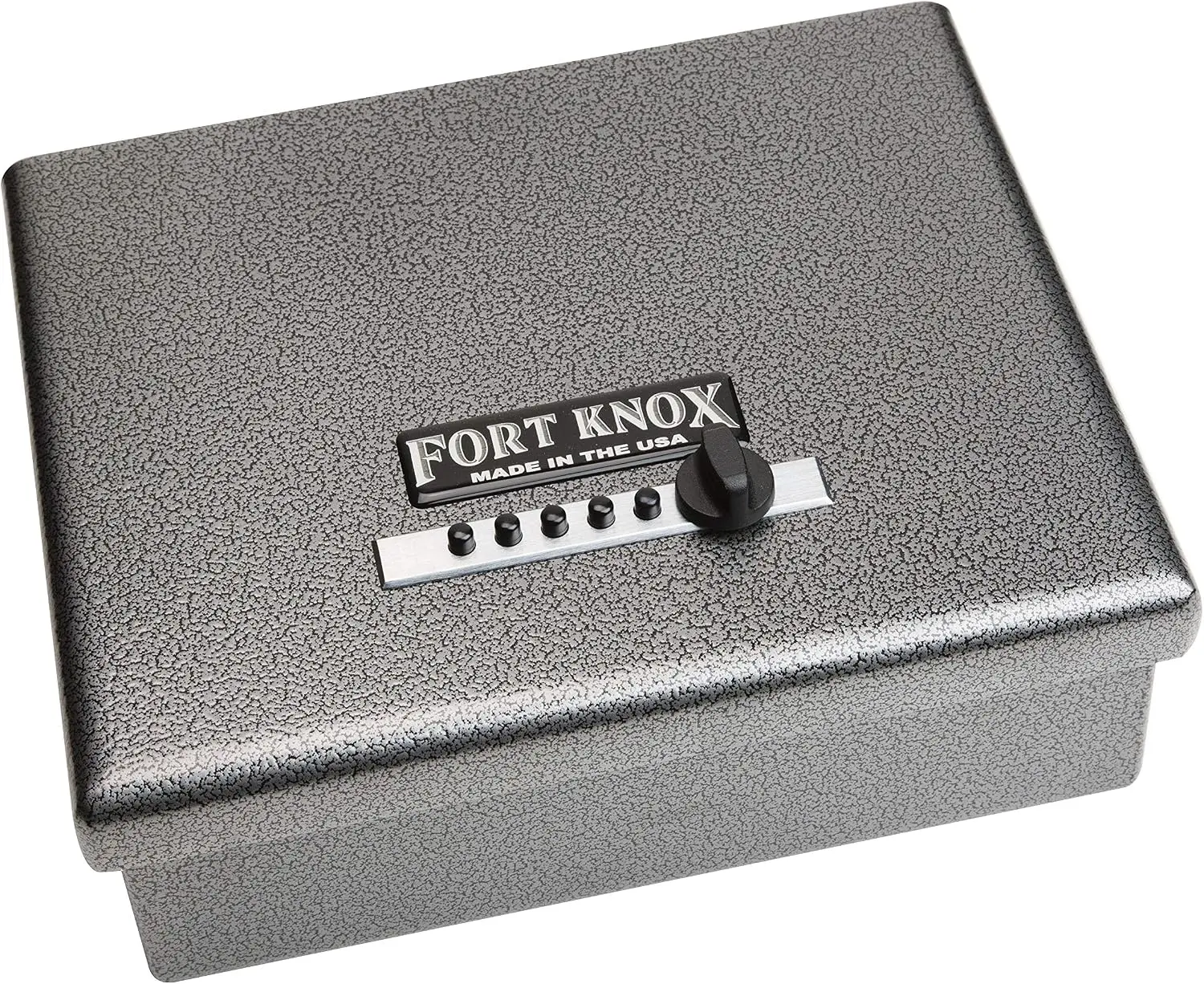 Original Pistol Box (PB1), Security for pistols, handgun, California DOJ Certified, Quick-Access Mechanical Lock, Heavy-Duty Ste