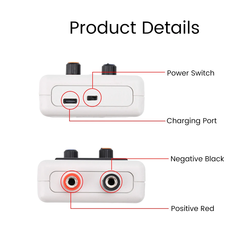 DC 0V-3500V Mini LCDDigital voltímetro IGBT voltaje Transistor probador diodo MOS Transistor 700mAh Li-ion batería probador de voltaje