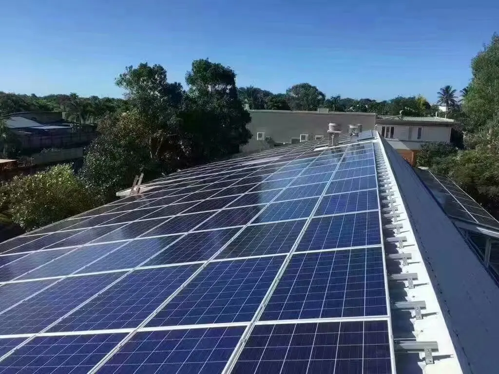 Central eléctrica vendedora caliente de 500kw con cable fotovoltaico en la red Panel solar Sistema de energía monocristalina Dtation de energía solar