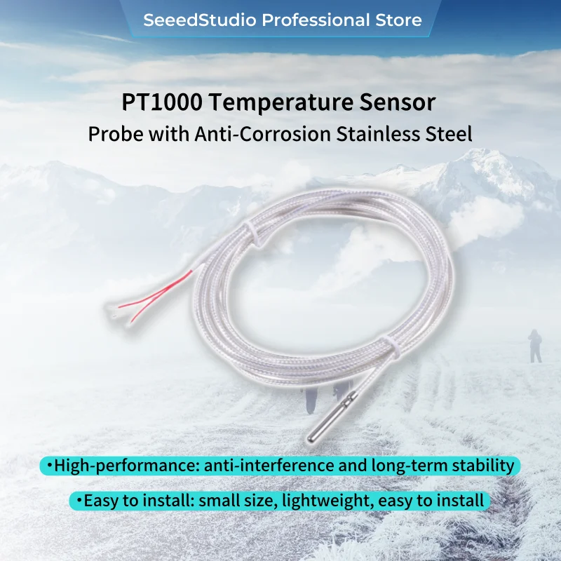 PT1000 Temperature Sensor Probe with Anti-Corrosion Stainless Steel