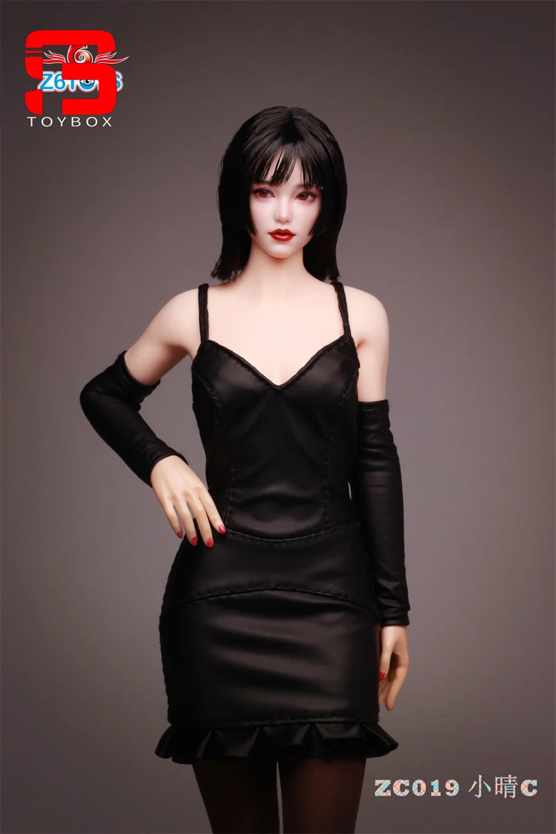 Z6TOYS ZC019 1/6 échelle fille asiatique Xiaoqing yeux mobiles tête sculpter modèle adapté 12 ''femme soldat figurine corps