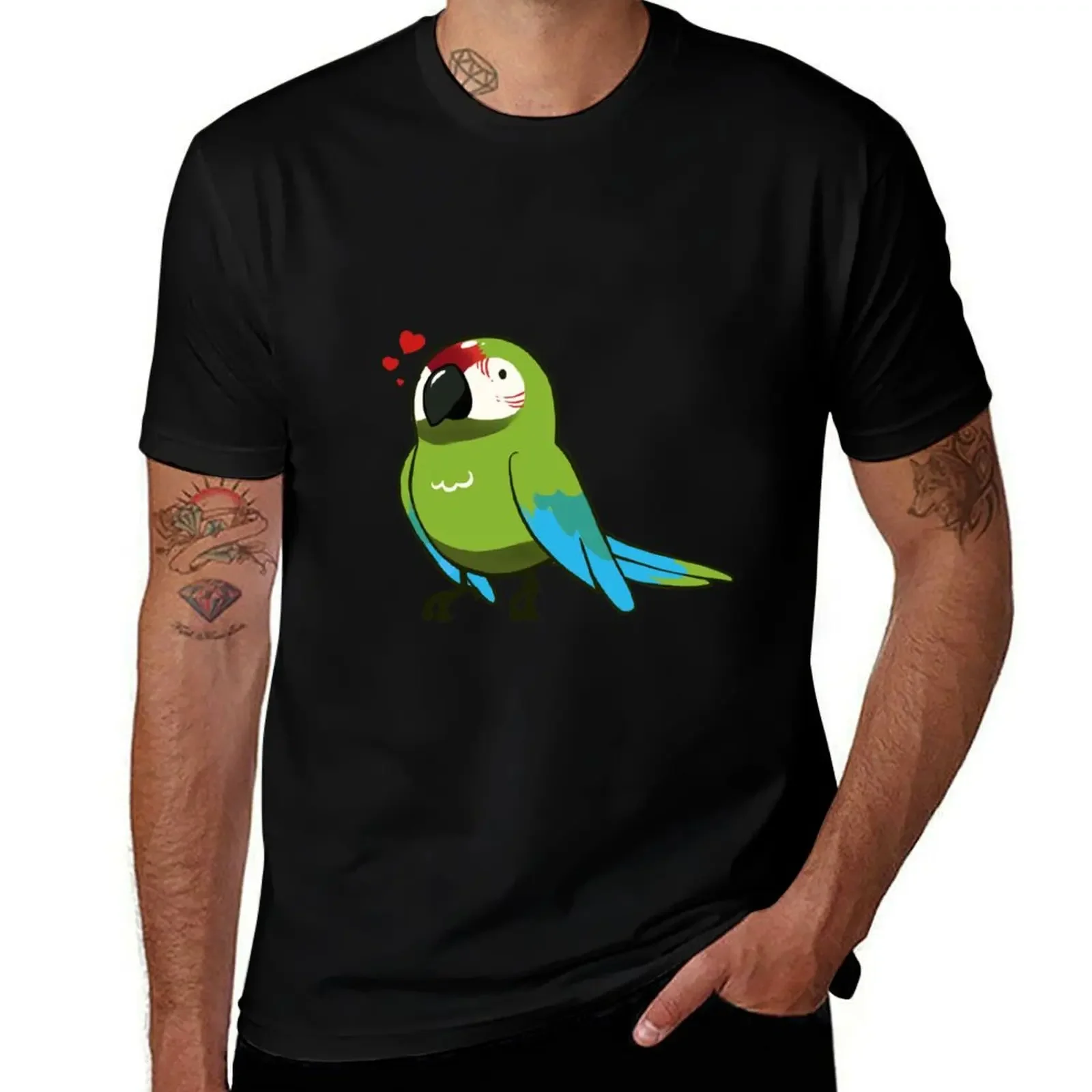 Macaw 2 T-Shirt anime stuff sports fans vintage clothes oversized graphic tee t shirts for men pack