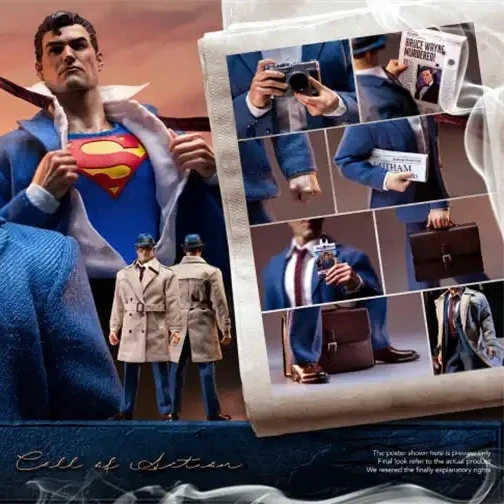 Spot Muff Toys 1/12 Superman Clark Kent Protector Of Metropolis Messenger Of Justice Call 6in Action Figure Toy Collection Gift