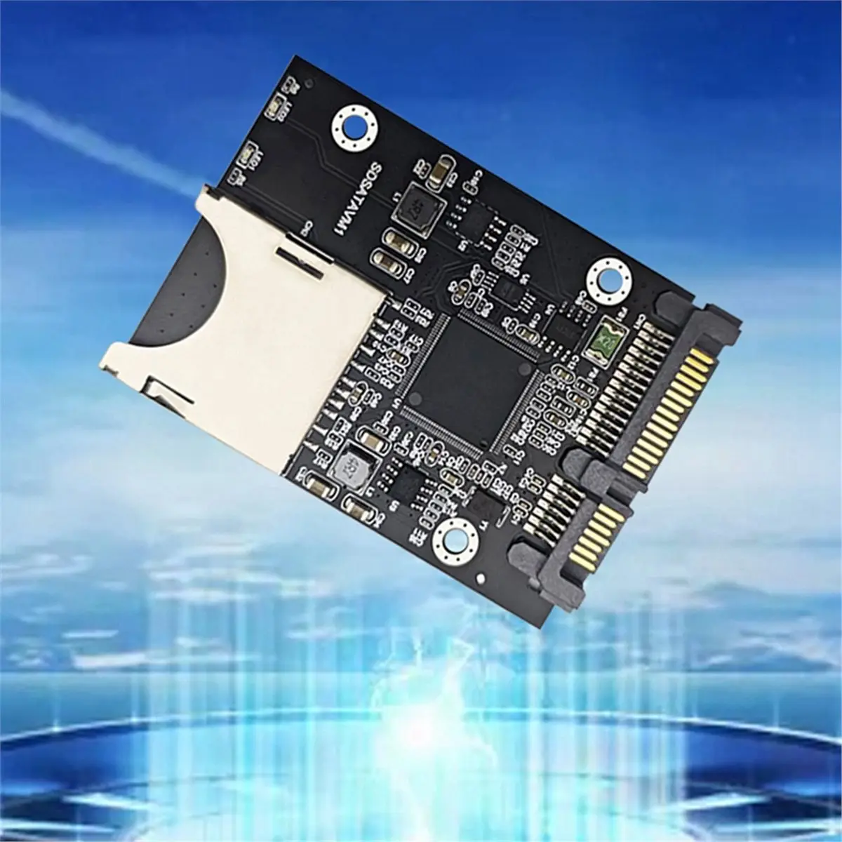 Big Discount SD Memory Card to SATA SSD Card Adapter Converter, 2.5 Inch SATA SSD Adapter, for HDD Upgrade Accessories