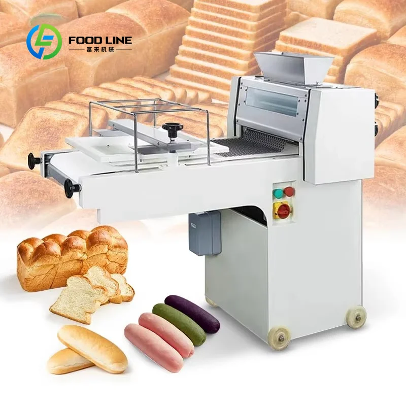 Customized Mini Dough Molding Machine, Industrial Automatic Bread Moulder for French Loaf, Toast Bread and Croissant Shaping