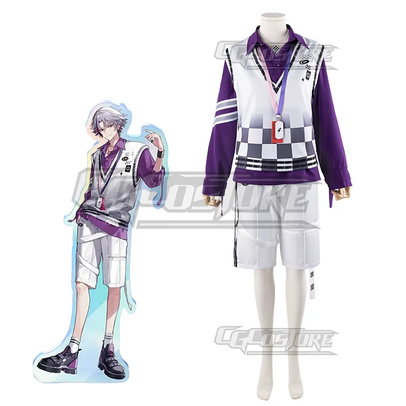 Virtual Liver VTuber Fuwa Minato Cosplay Costume Anime  Dresses Christmas Halloween Freeshipping CG1656WL