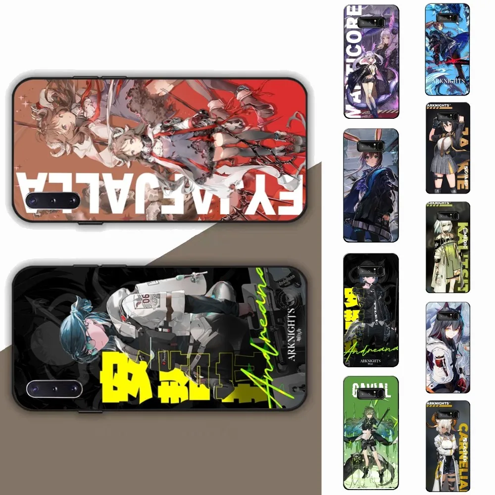 Arknights Game Phone Case For Samsung Note 8 9 10 20 pro plus lite M 10 11 20 30 21 31 51 A 21 22 42 02 03