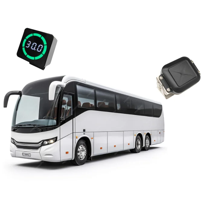 77 Ghz Millimeter Radar Sensor Collision Warning System BSD Blind Spot Detection Sensor Kits For Garbage Truck Bus Van