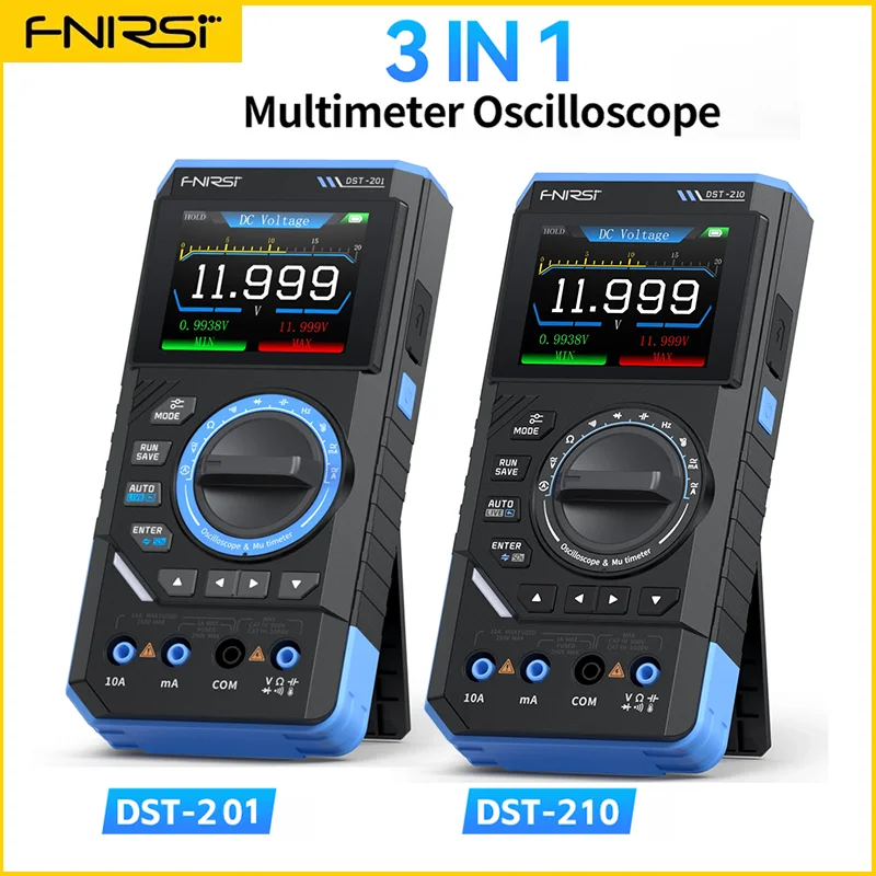 

FNIRSI DST-210 3 in 1 Electronic Repair Detection Tool 19999 Counts Multimeter 10MHz Bandwidth Oscilloscope Signal Generator