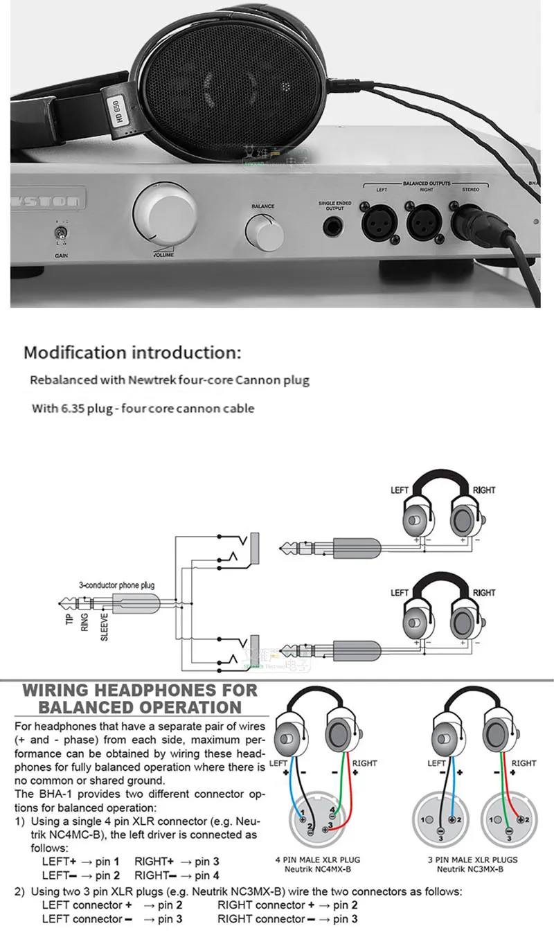 XLR 4-polige Stecker- und Buchsenanschlüsse Neutrik NC4MXX mit Farbring und Schwanzhülse zur Kodierungserkennung, symmetrischer XLR-Stecker – Detail 7