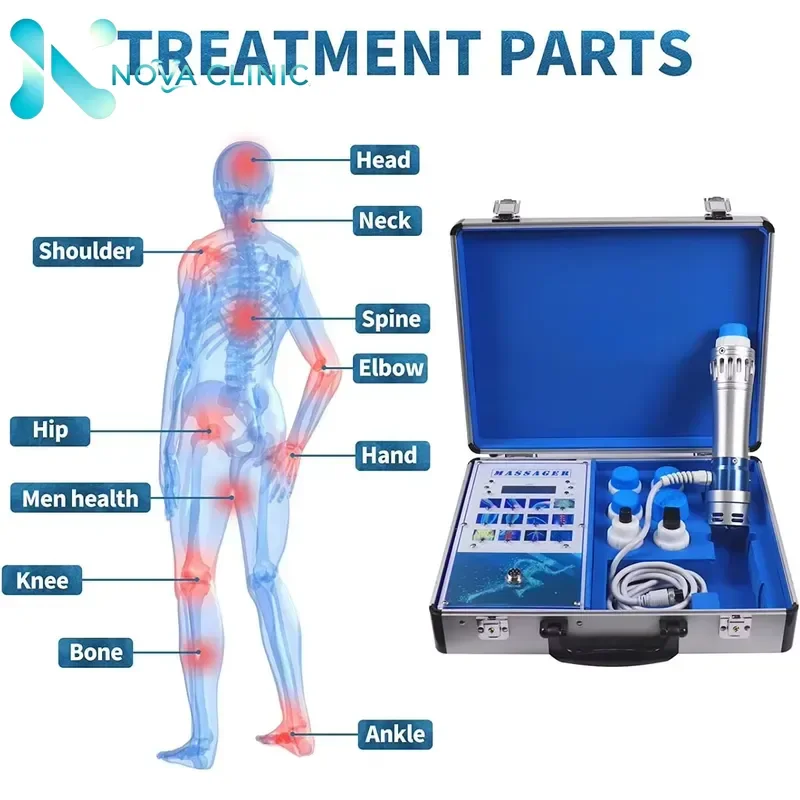 RCW Commercial Shock Wave Shockwave Device Deep Tissue Massage Physiotherapy Pain Management For Chiropractic Center