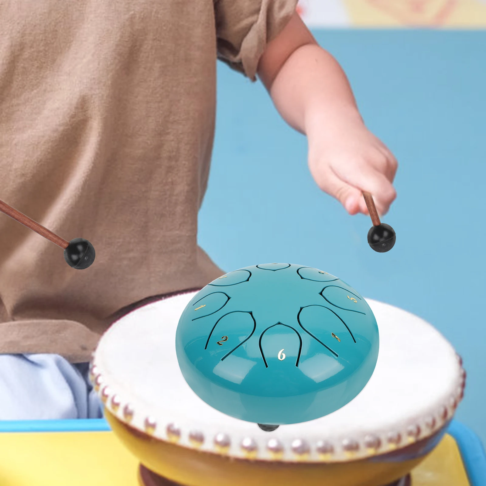 

Ethereal Drum Portable Musical Instrument Percussion Kids Instruments Tongue for Hand