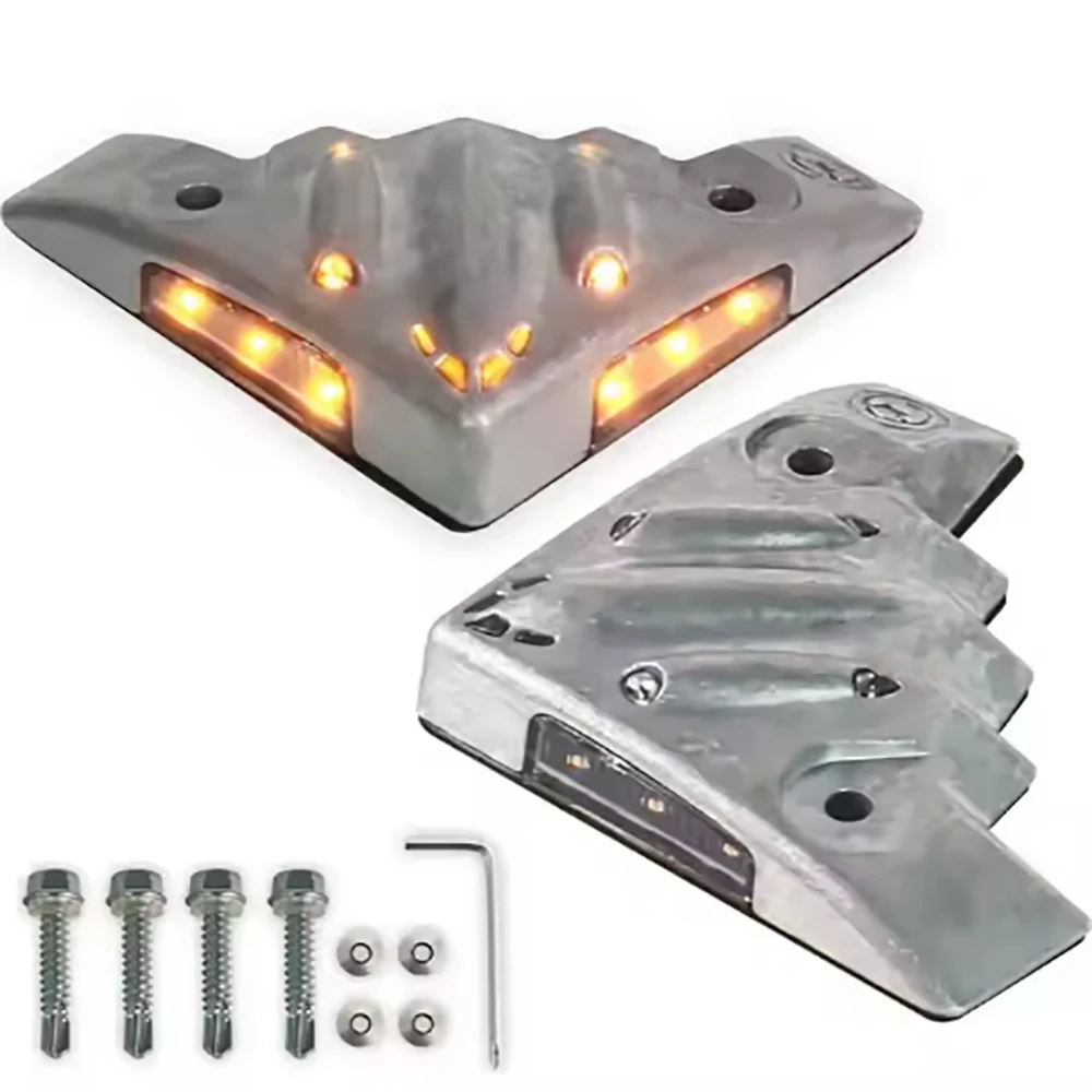 B3 Tailgate Strobe Warning Lights Amber Sensor Tail Lift Flashing Warning Light for Van Truck Lorry Accessories