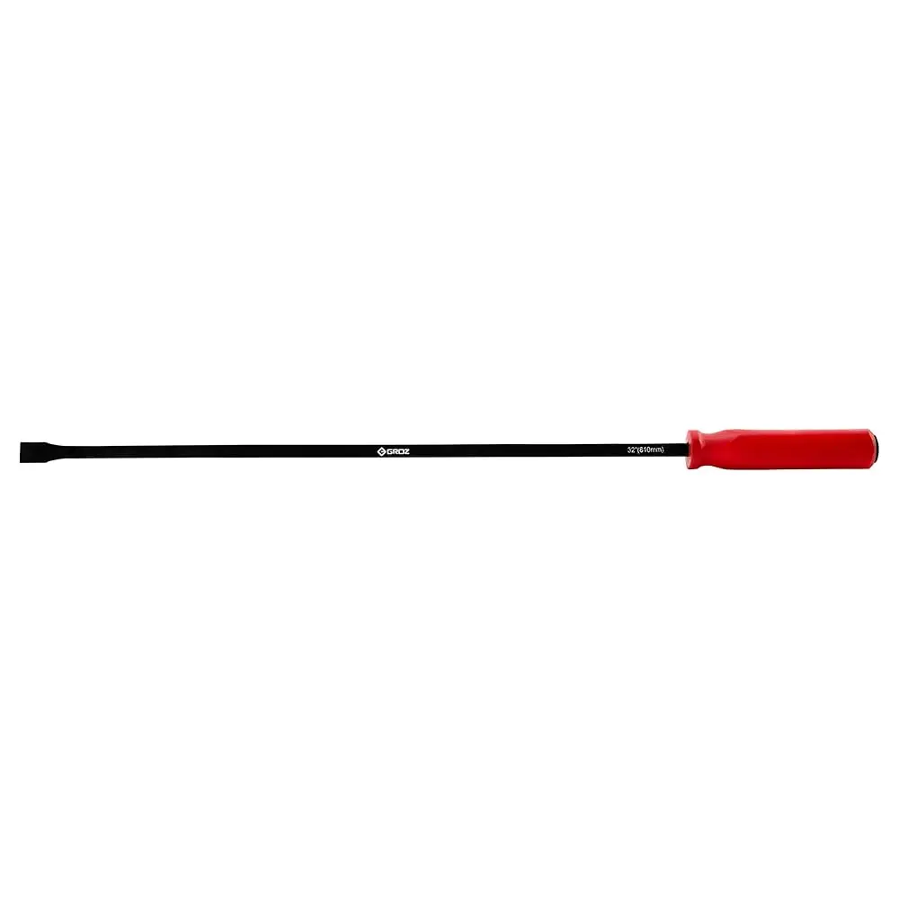 

Free Shipping-32\ Heavy-Duty Pry Bar – Hardened Steel with Striking Cap – Rust-Resistant Black Oxide Finish – Ergonomic Ha