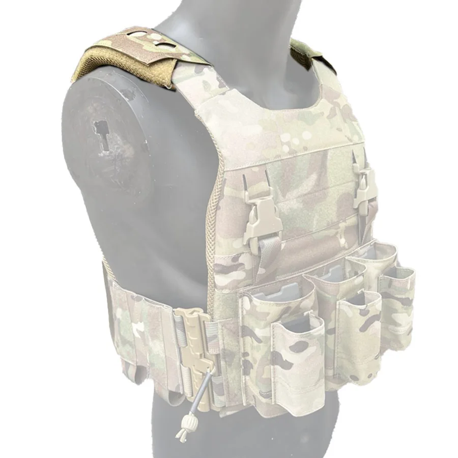 FCSK FCPC LV119 AVS Tactical Vest Shoulder Pad Breathable Comfortable Decompression Laser Cutting