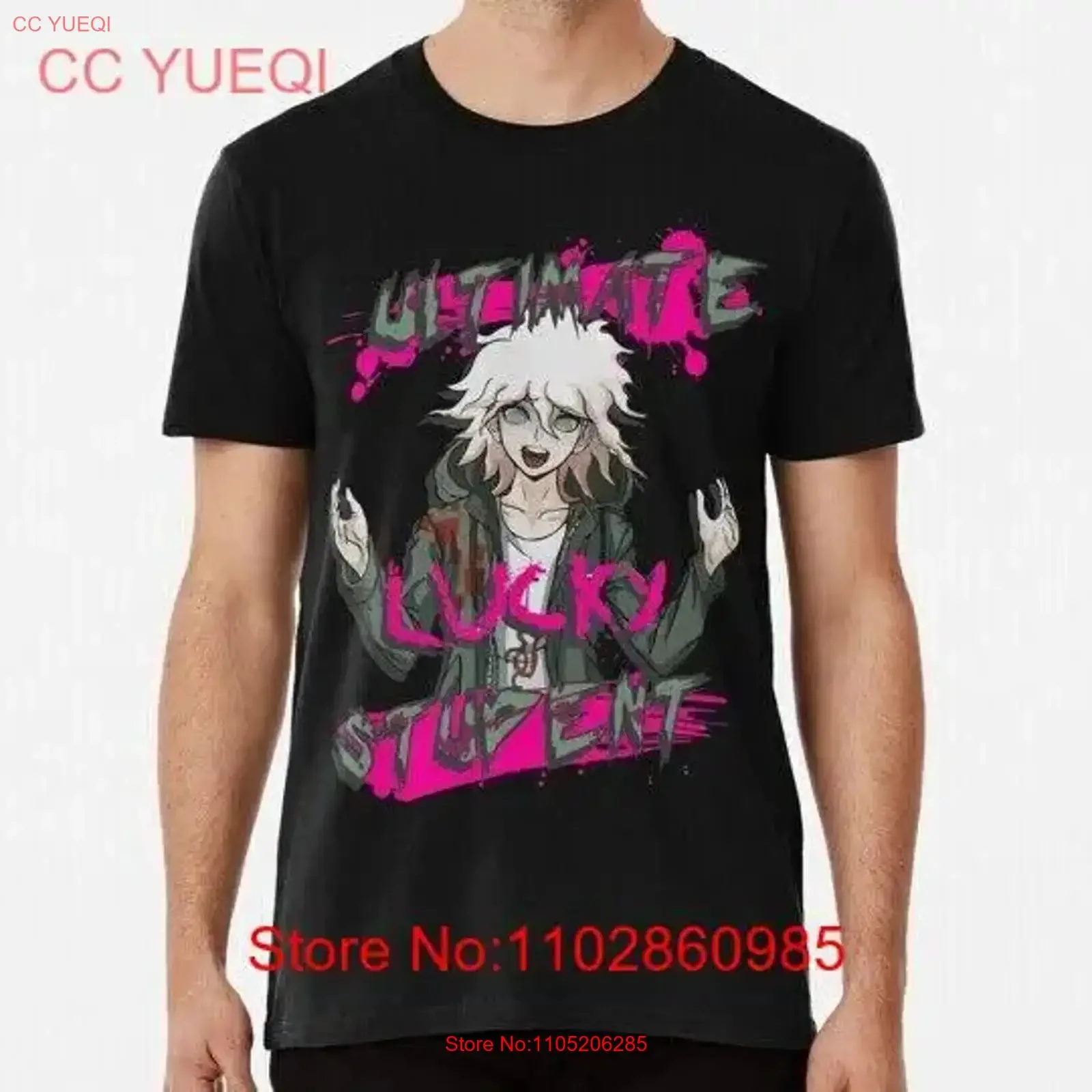 Nagito Komaeda the Ultimate Lucky Student S to 5XL Made in USA T Shirt vintage Washed Comfortable Casual fashion Versatile