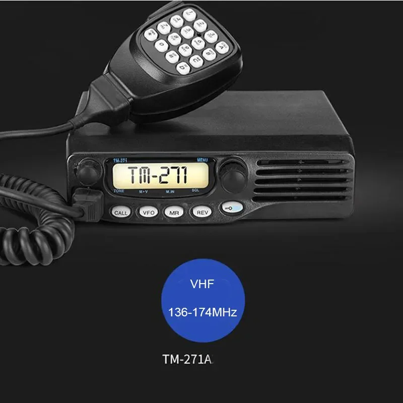 TM-271A/TM-471A Mobile Car Radio Single Band VHF/UHF 60W FM