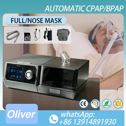 CPAP Auto Automatic Pressure Adjustment Sleep with Mask BPAP Snoring Device For Sleep Apnea COPD Whisper Stop Emphysema Chronic
