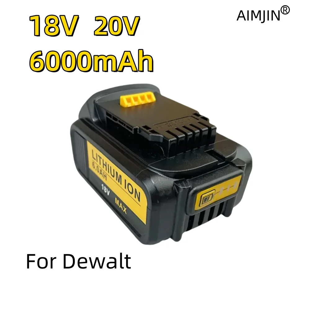 18v 6000mah geeignet für dewalt Elektro werkzeug Lithium batterien geeignet für dcb180, dcb204 ersetzen Lithium-Ionen-Batterien