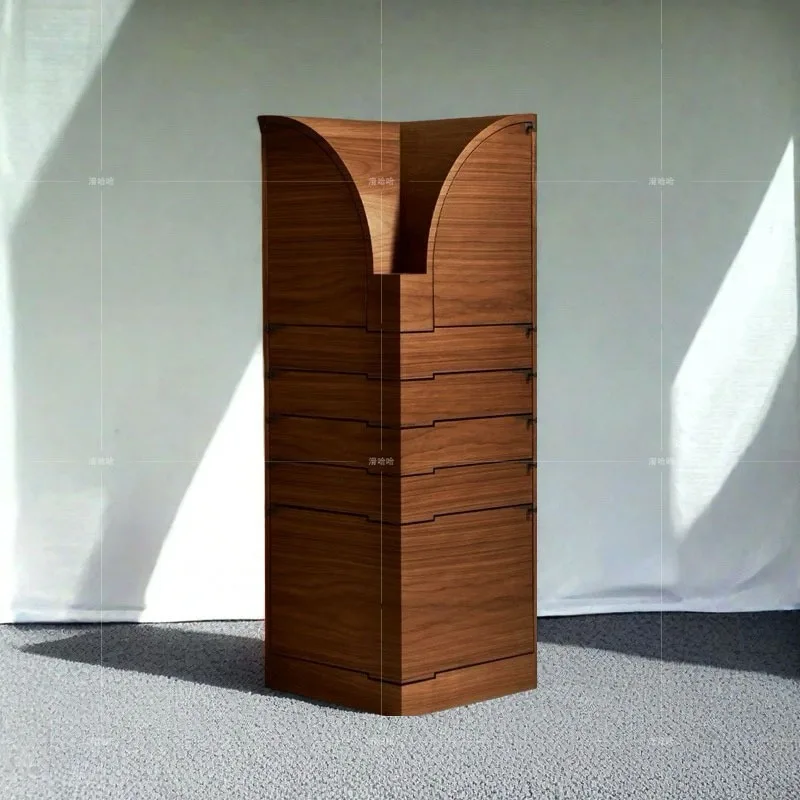 High cabinet high-end household wall rotatable vertical locker