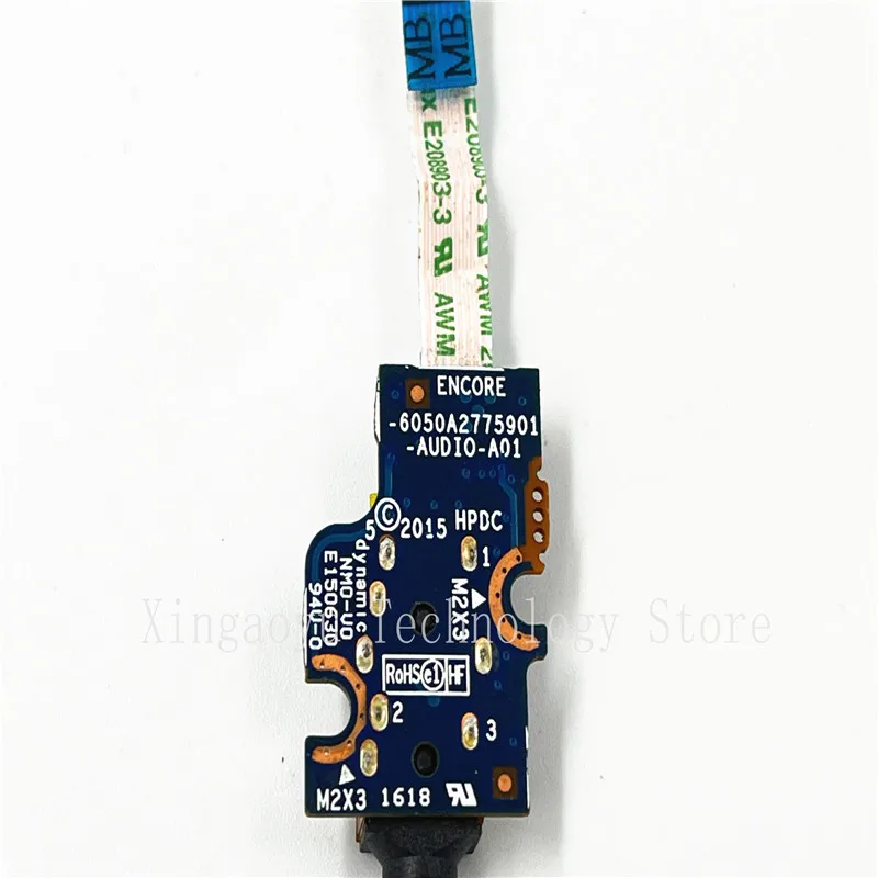 Original FOR HP Elitebook Folio G1 Audio Board with Cable 850911-001 6050A2775901