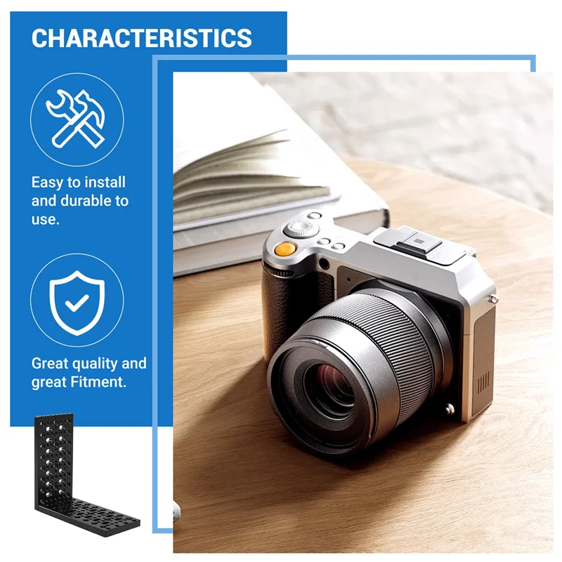 

Sensitive L-Bracket Porous Expansion Plate Mounting Plate For DSLR Cameras 3172 Portable Utility Bracket