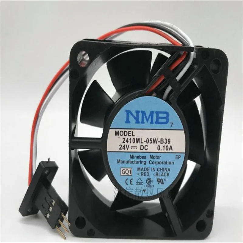 Nmb 2410ML-05W-B39 DC24V 0.10A 6025 Drie-Draad Versterker Drives Speciale Fans.