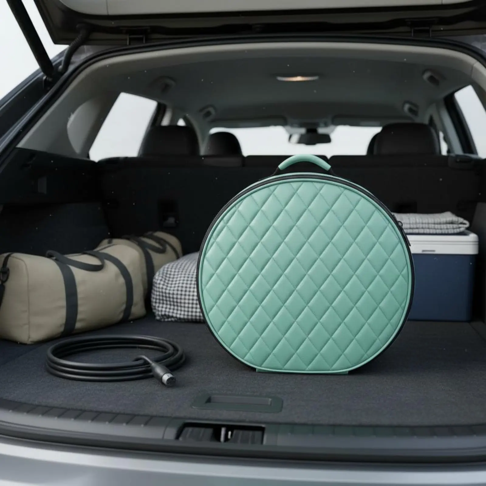 Charging Storage Bag Long-Lasting Portable Electric Vehicle Charging Bag Electric Car Charger Case Scratch-Resistant Flame