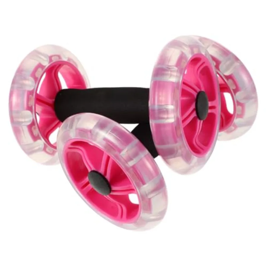 

Комплект из 2-х двойных роликов для пресса Kisangel: портативный тренажер для похудения и фитнеса для дома и офиса