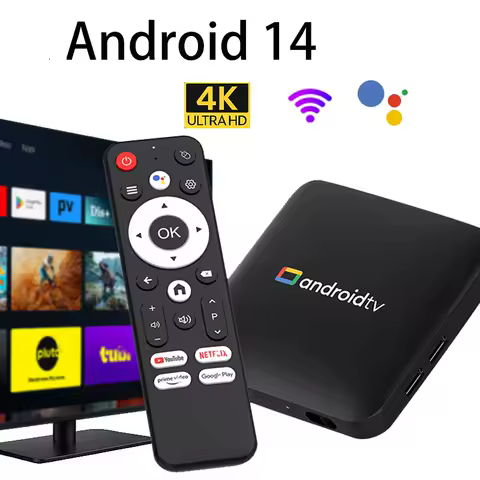 Set Top Box Android 14 S905L3 H96 MAX TV Box 4K 2.4G 5G Wifi Voice Remote Media Player Home Smart Android TV Box