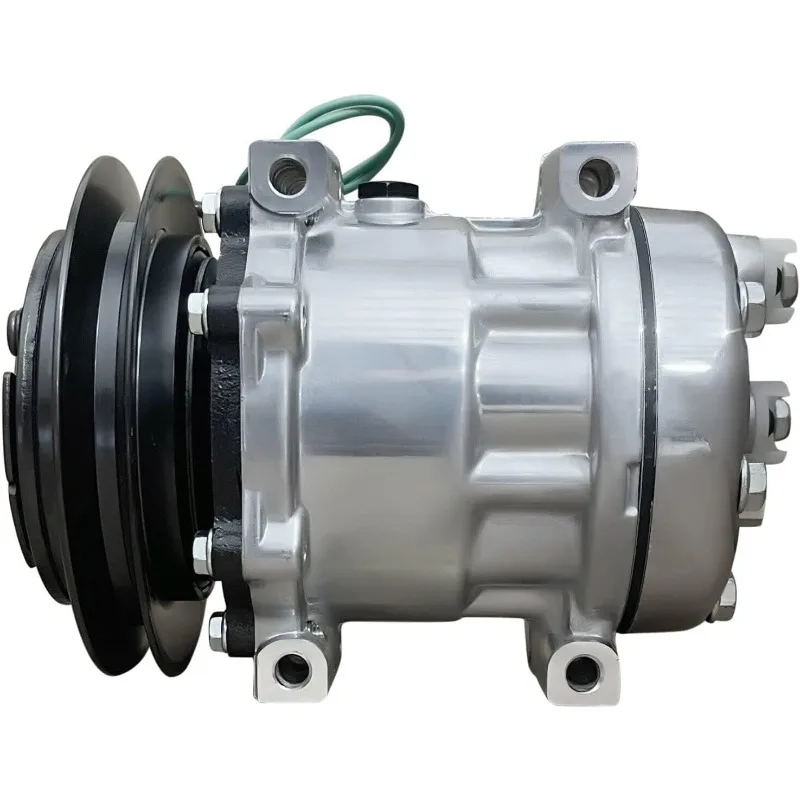 

24V AC Compressor KHR3197 KHR3241 New Air Conditioning Compressor 47759181 50939923 For Holland E805 CX210B Excavator Parts