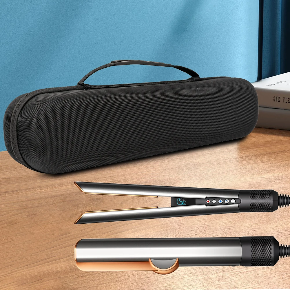 

Жесткий дорожный чехол из ЭВА, противоударная портативная дорожная сумка для хранения, сумки на молнии с защитой от царапин для выпрямителя для волос Dyson Airstrait HT01