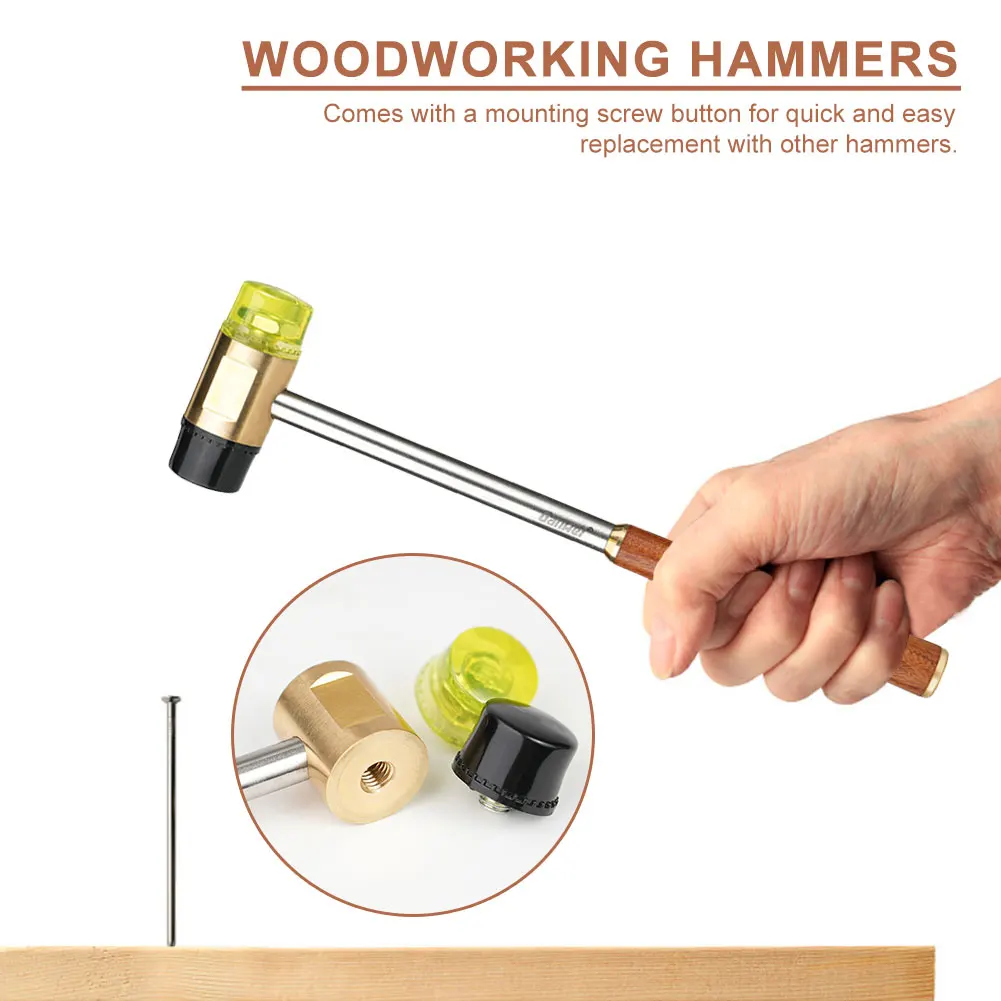 

Устанавливающий молоток, портативный плотницкий молоток, сменная головка молотка, двусторонний молоток, профессиональный для керамической плитки