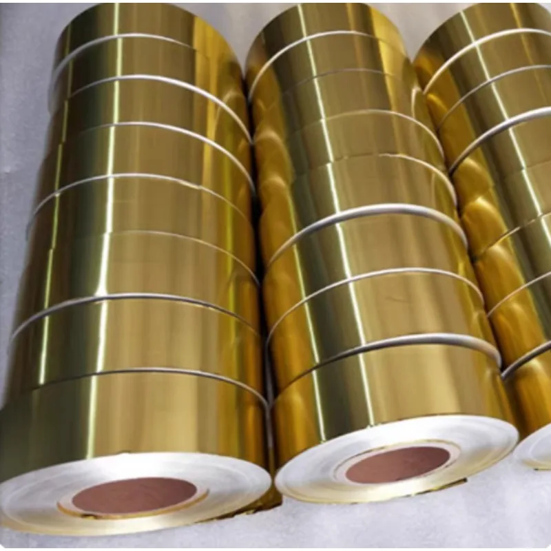 

In Stock Thickened Hydrophilic Aluminum Foil Packaging Gold Black