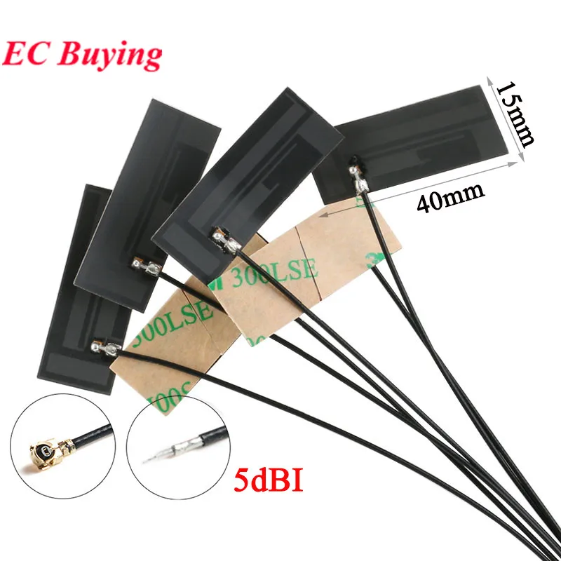 5PCS/1PC 5DBI Built IN Circuit Board FPC Antenna GSM/GPRS/CDMA/WCDMA TDSCDMA 2G 3G 4G LTE IPEX IPX/U.FL Connector RG1.13