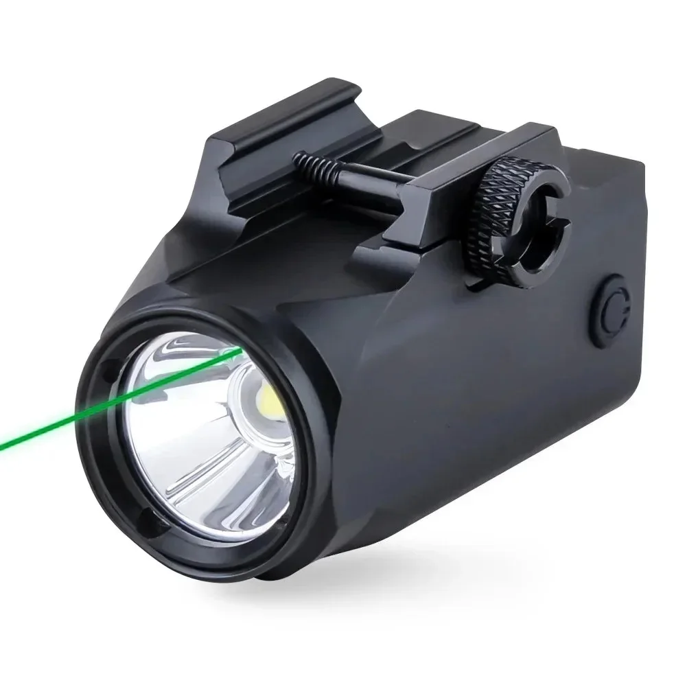 

Richfire 800 Lumens Tactical LED Flashlight 2 in1 Combo Pistol Light Magnetic Rechargeable Fit 20mm Rail Outdoor Hunting