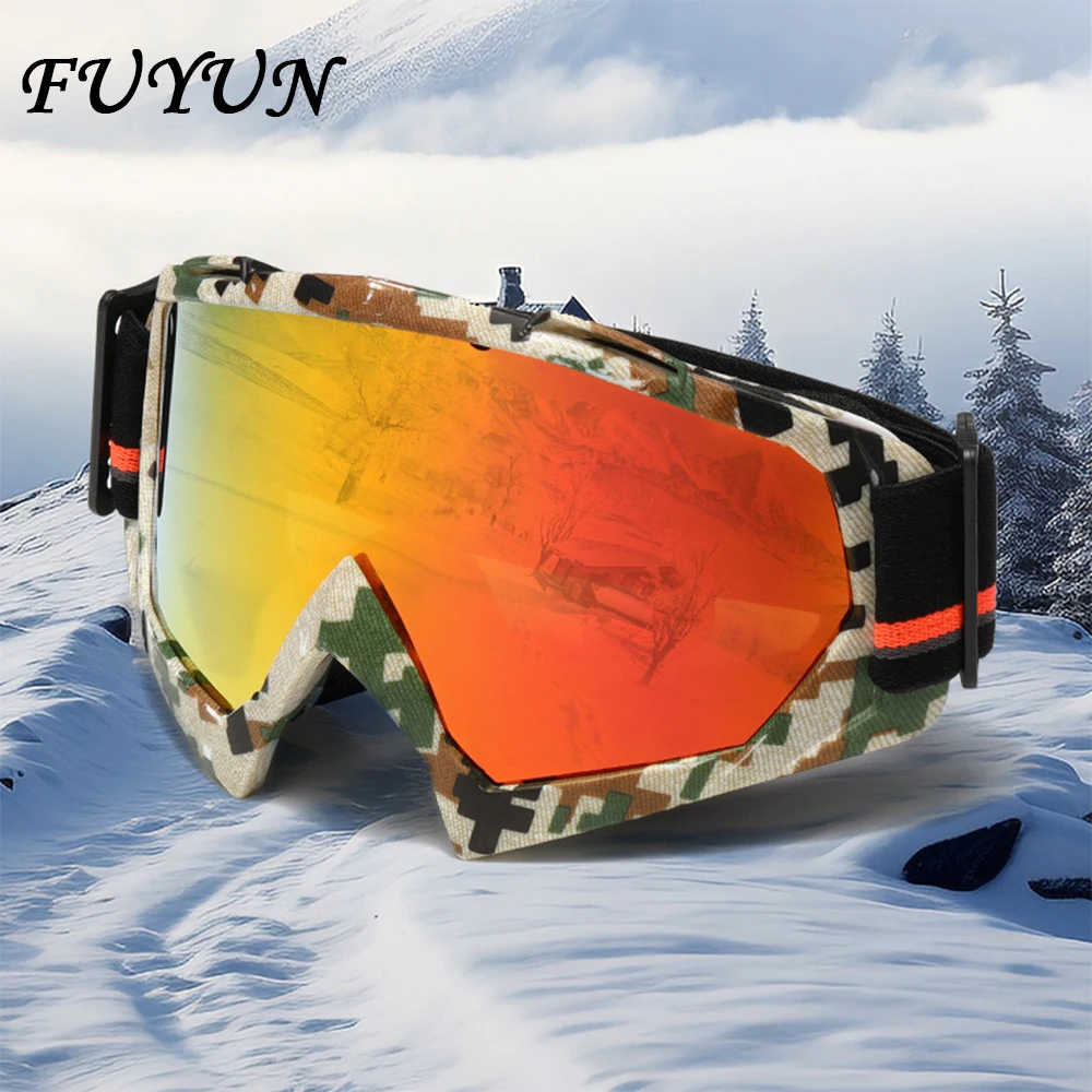 

New Coated Reinforced Anti fog Mountain Skiing Goggles for Men's Outdoor Sports Sunglasses Fashion Women's Y2K Skiing Goggles